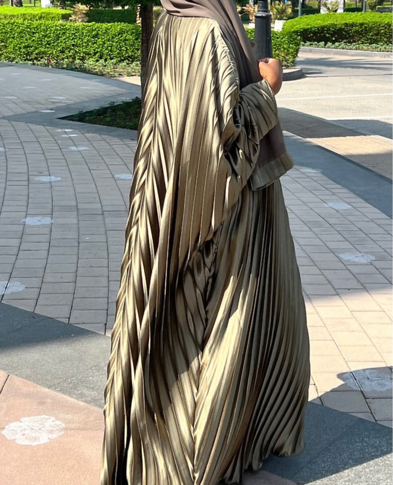 Ayah Pleated Abaya