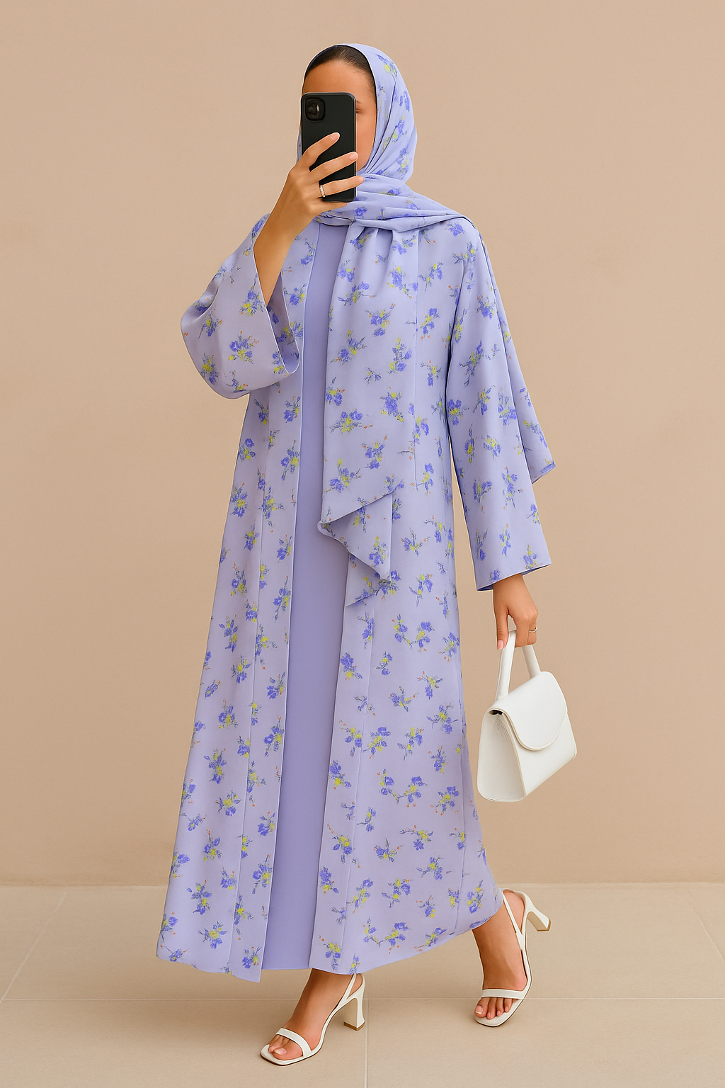 Lilac Kimono Set