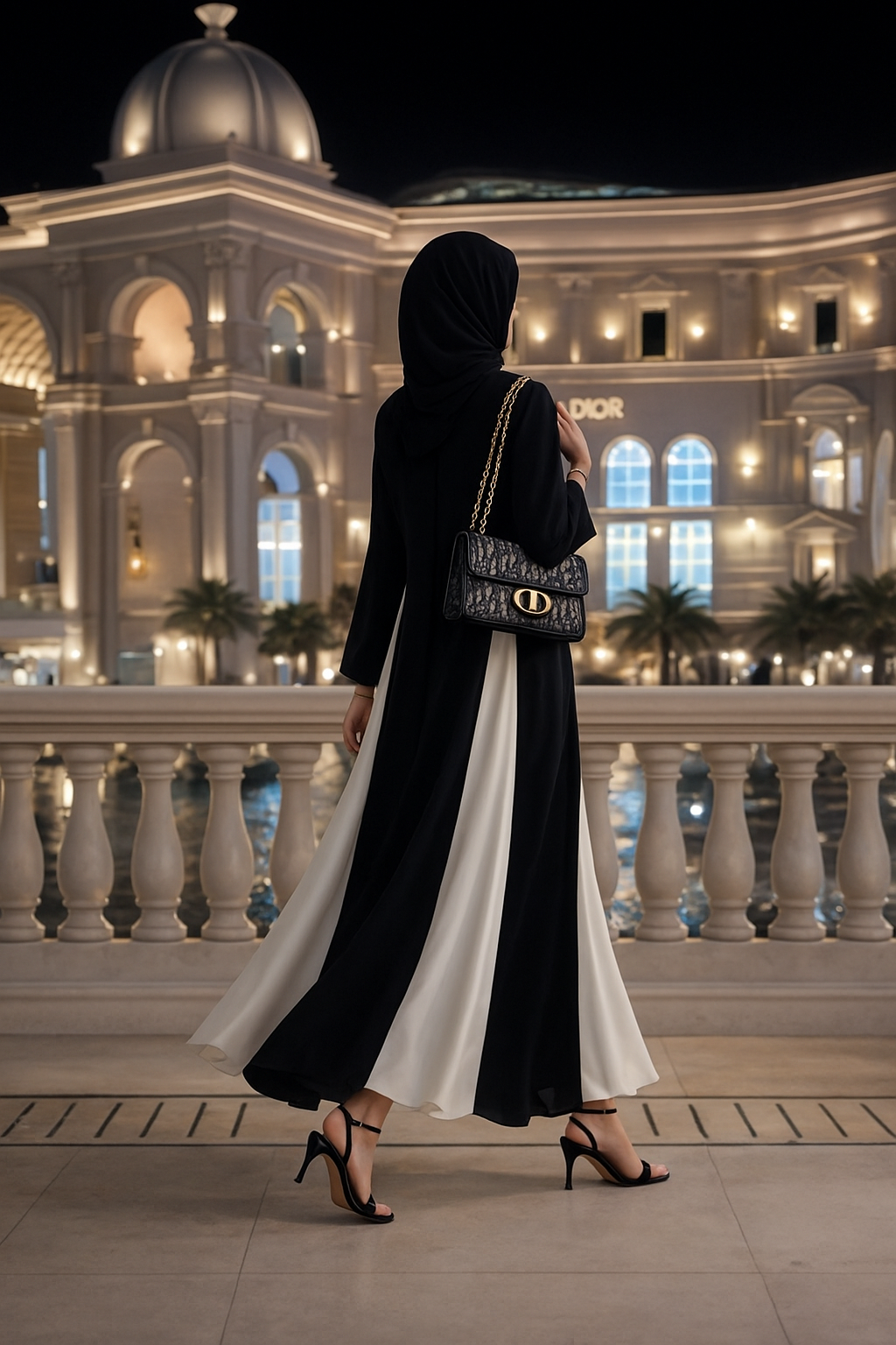 The Swan Abaya