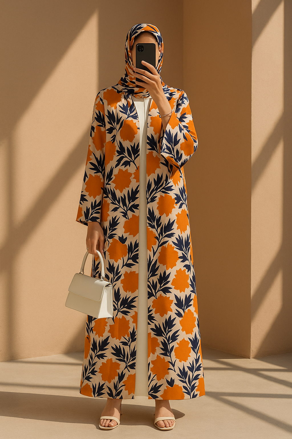 Mustard Hues Kimono Set