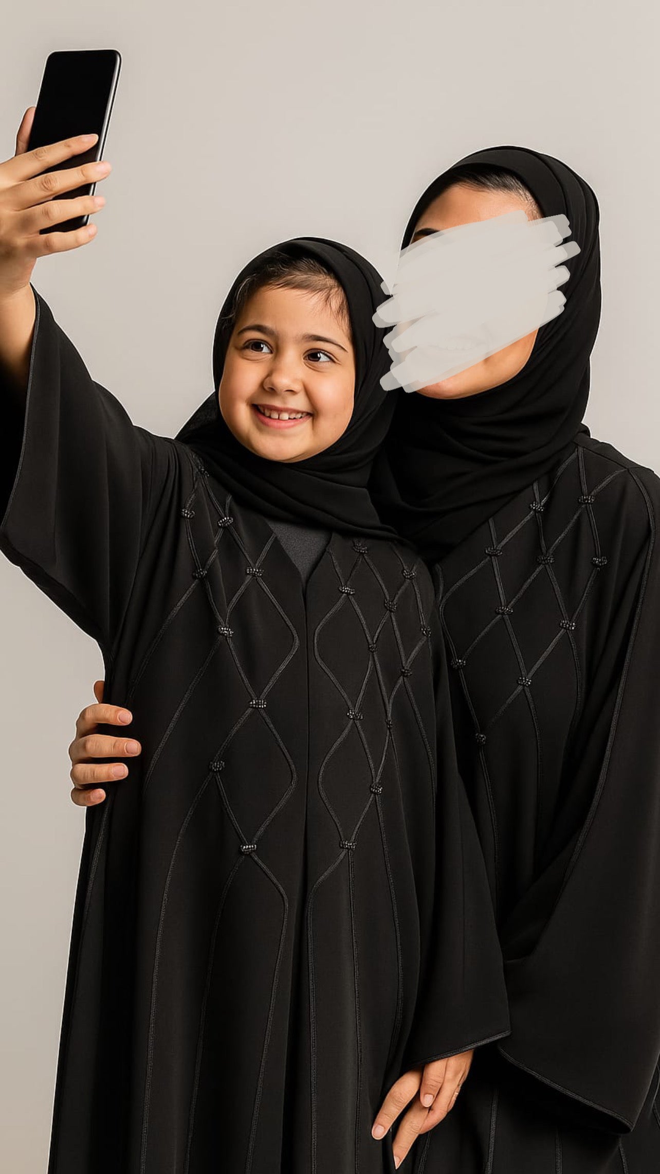 Black Abaya AHWK05