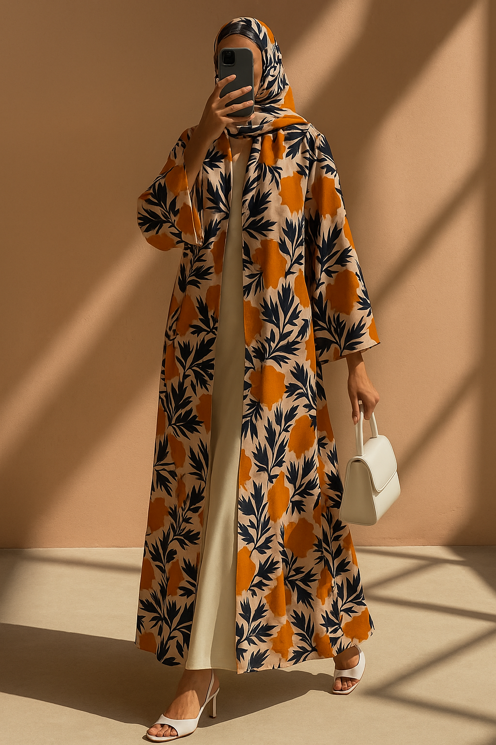 Mustard Hues Kimono Set