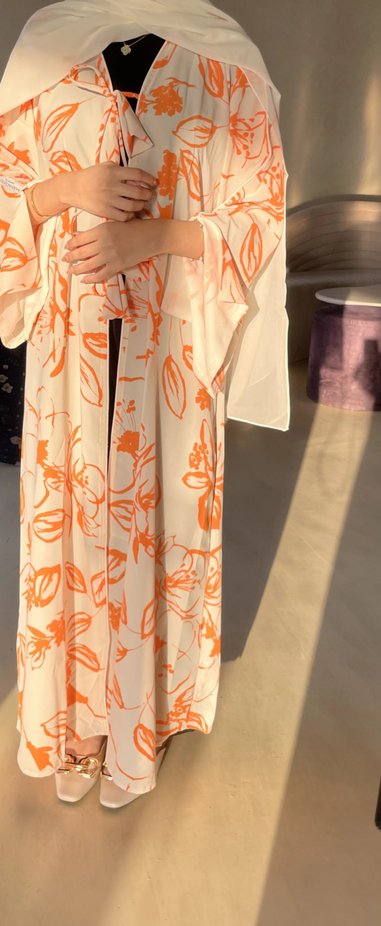 Coral Kimono & Sheila