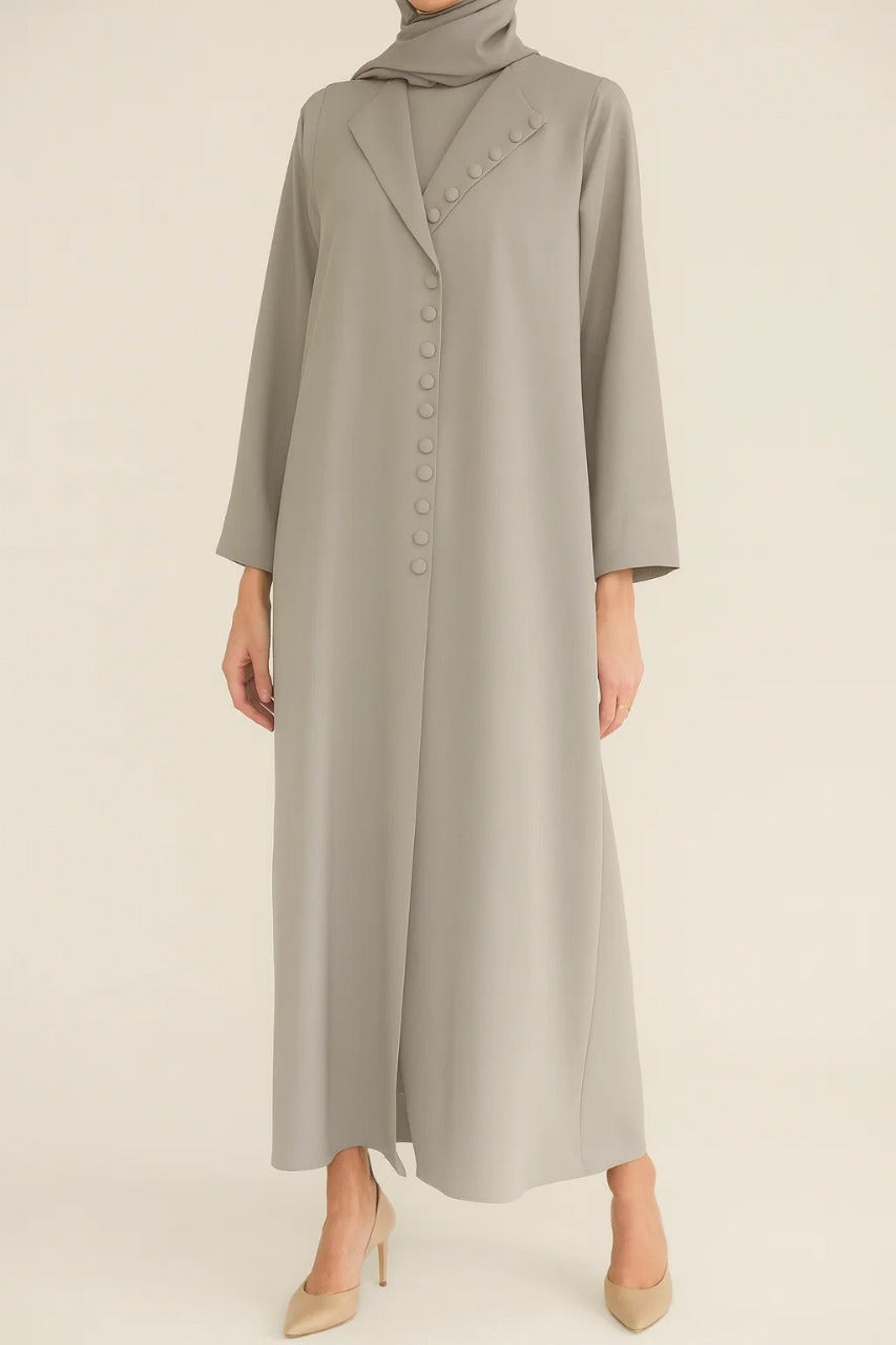 Grey Orchard Abaya