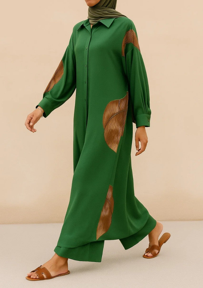 Green Dazzle Coord Set