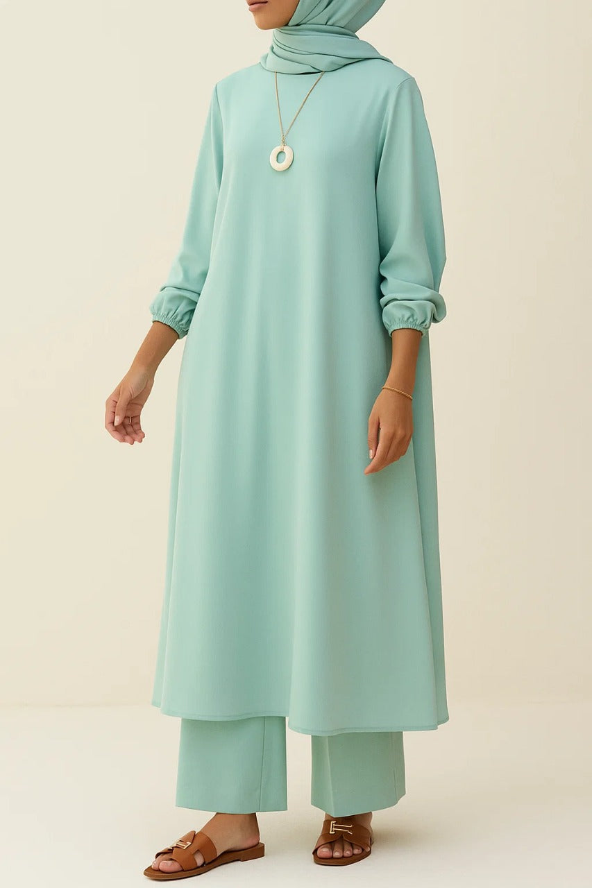 Mint Green A- line coord set