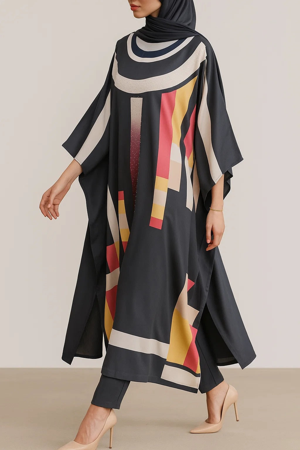 Dark Gray Kaftan