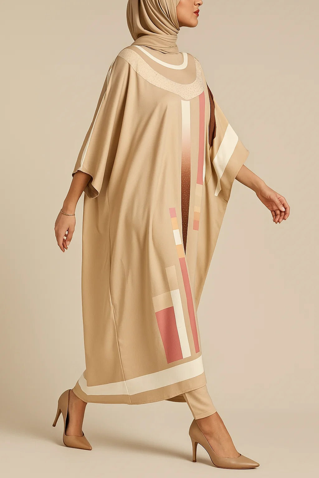 Beige Kaftan