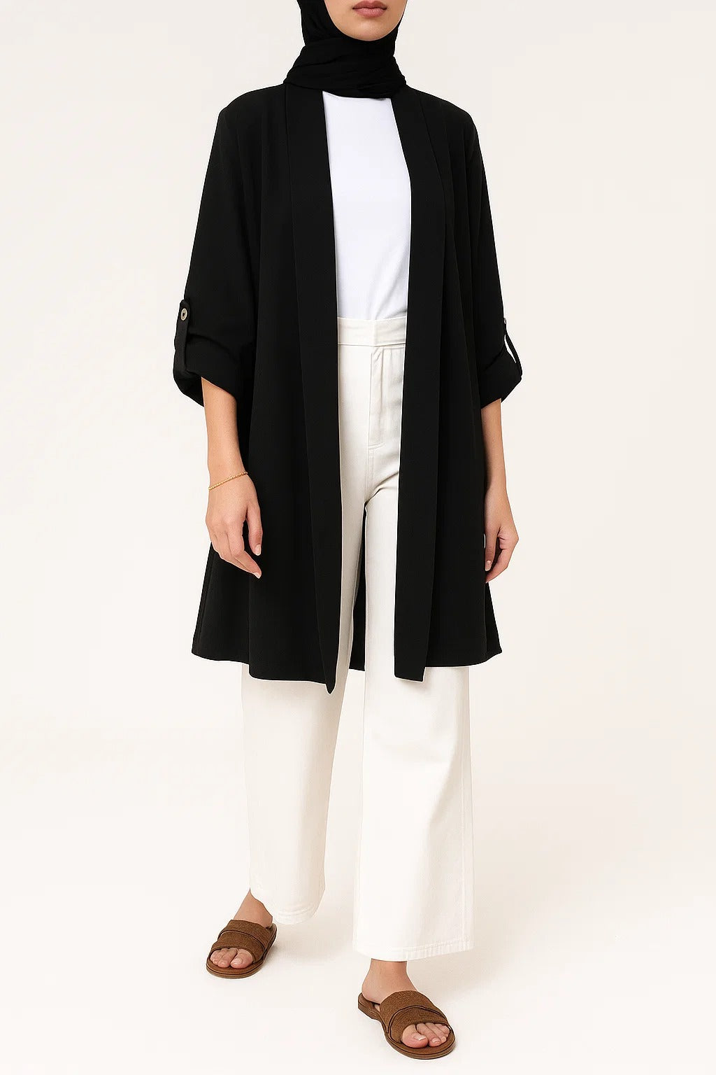 Black - Duster Cardigan