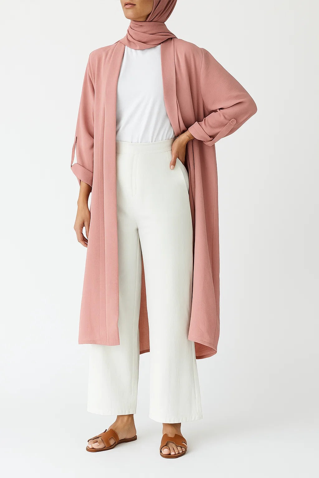 Pink- Latte Layer Cardigan