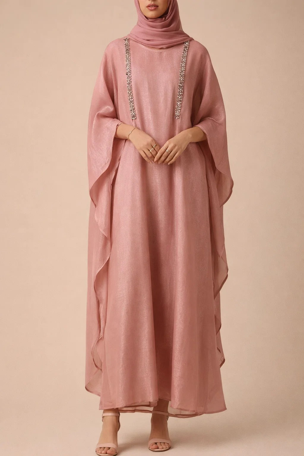 Pink Opal Abaya