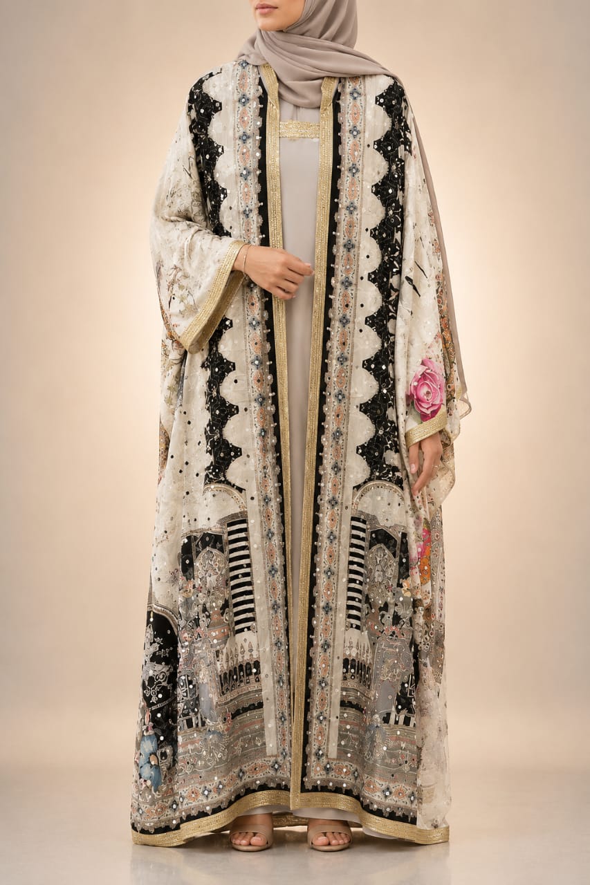 Black Zareen Abaya