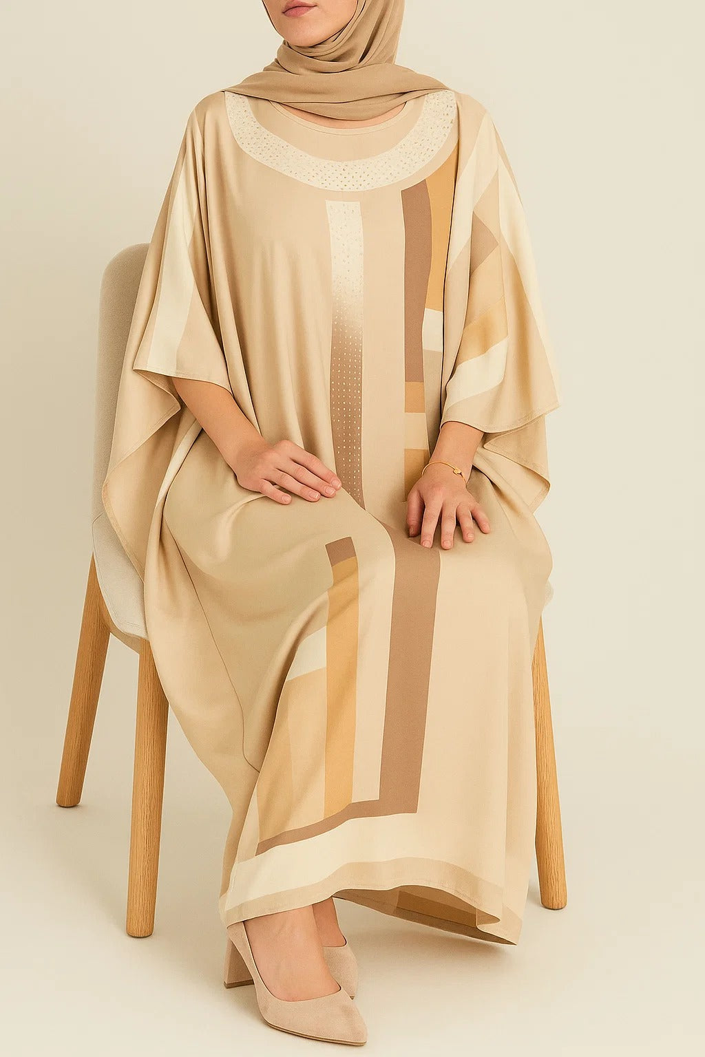 Beige Kaftan