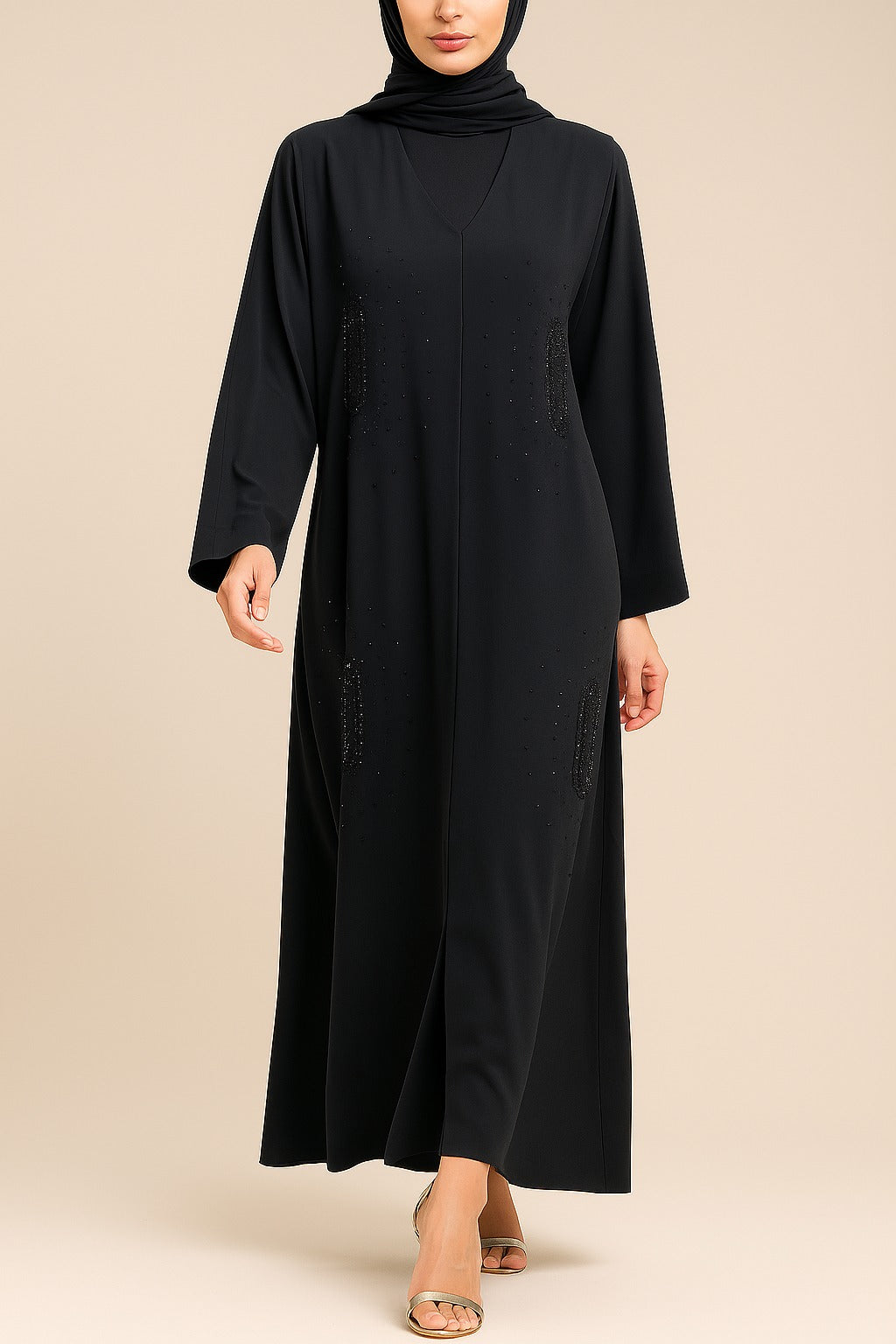 Black Nagham Abaya