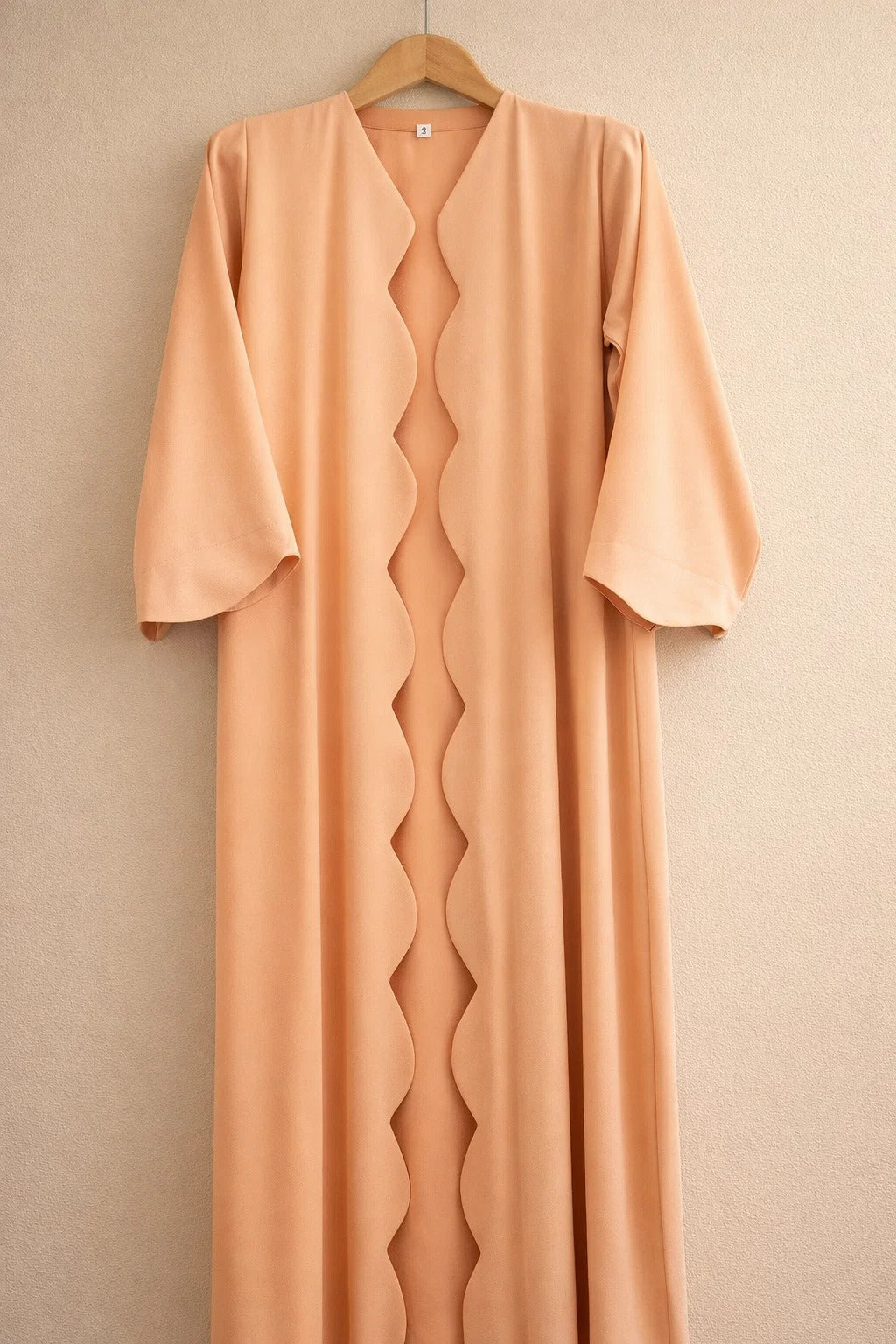 Peach Wave Abaya