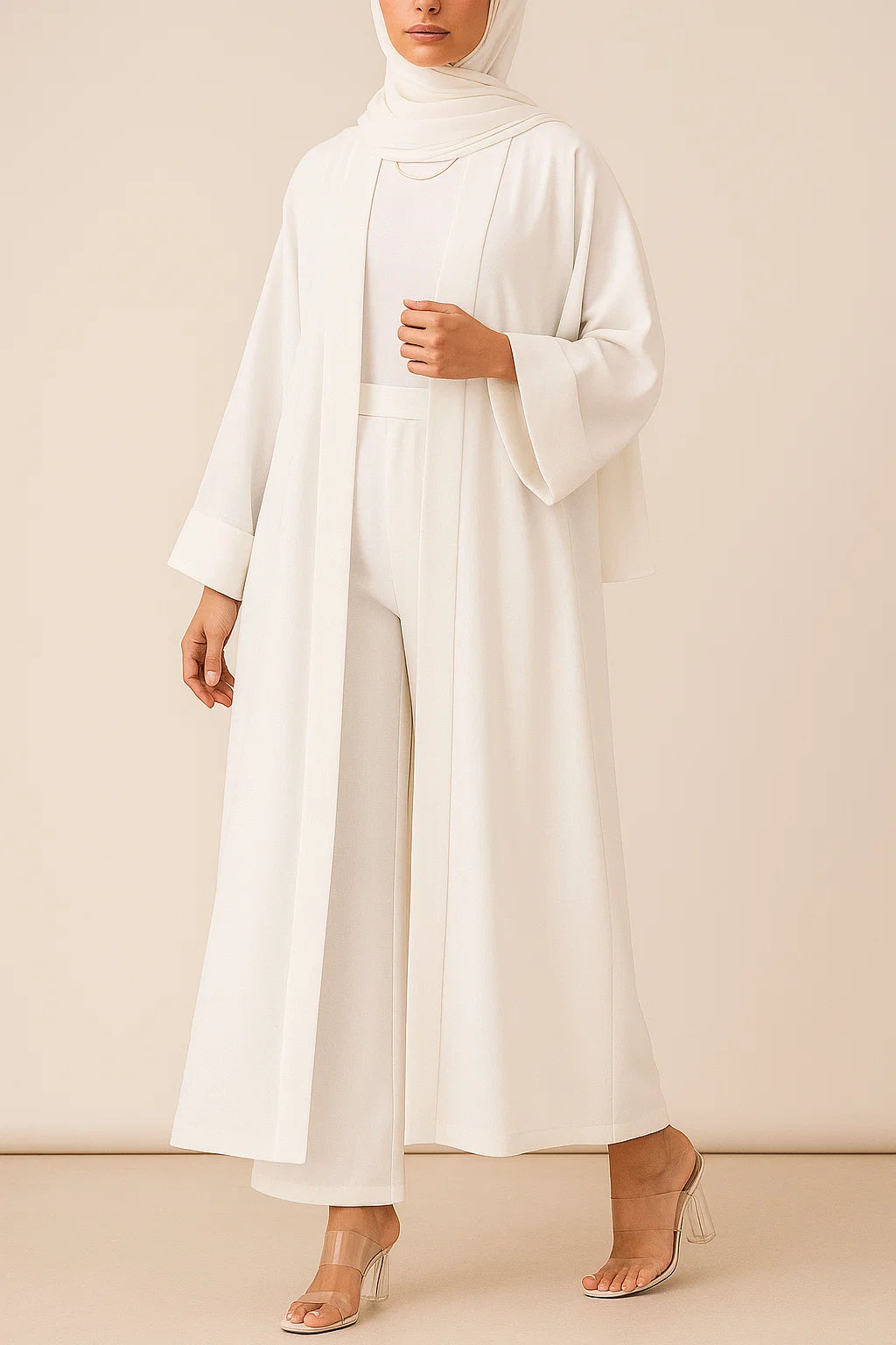 White yara abaya