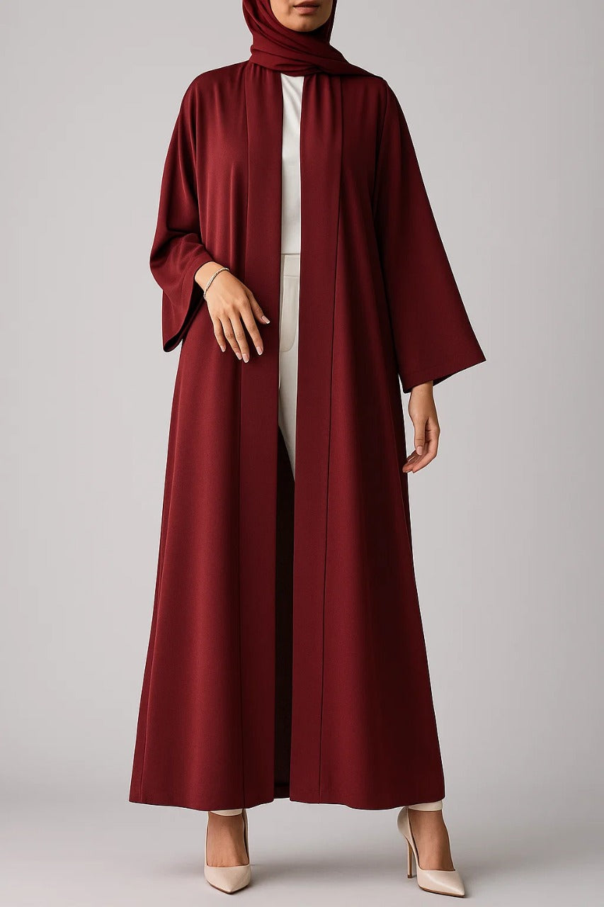 Maroon Mira Abaya
