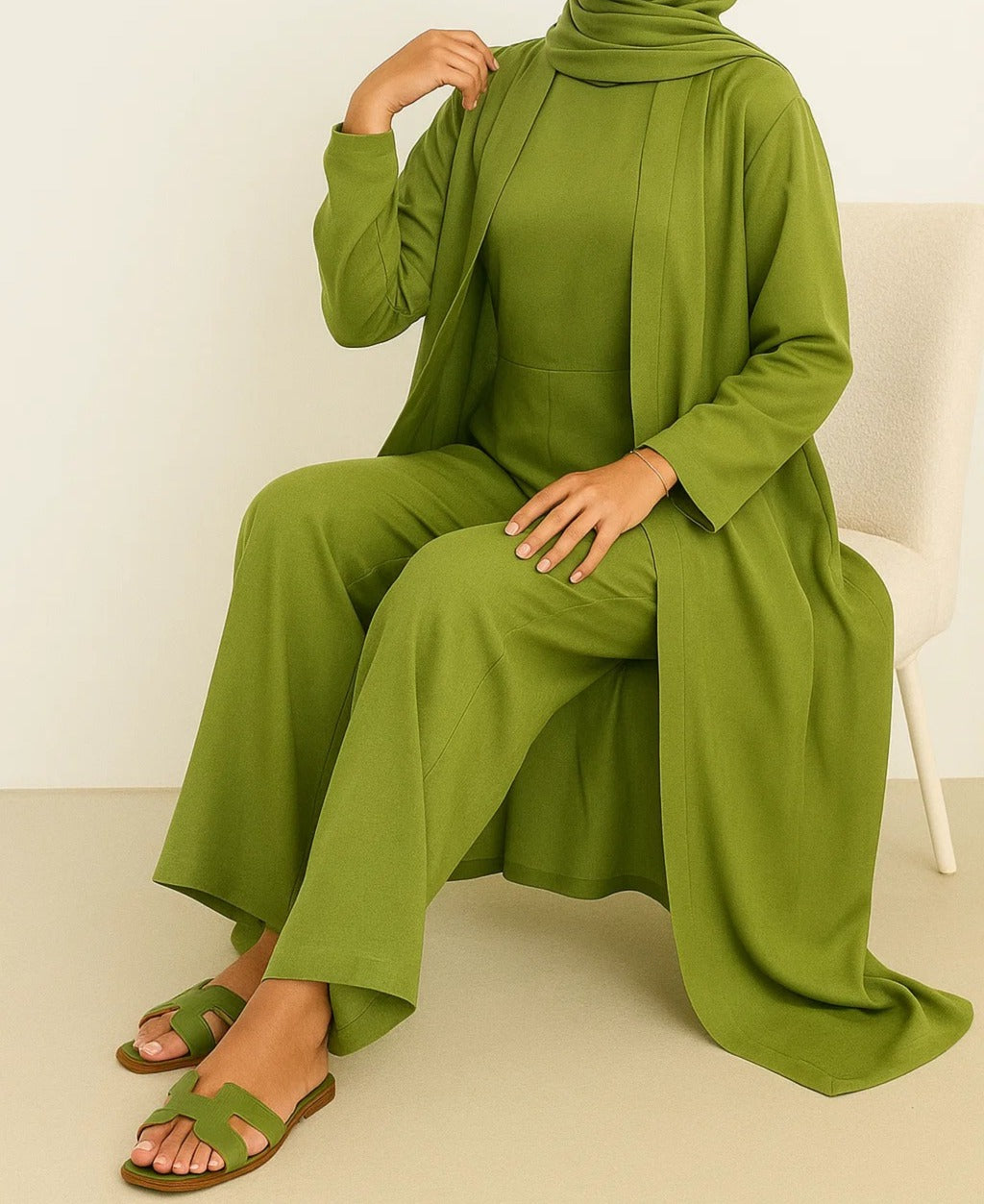 Olive Green Coord Set