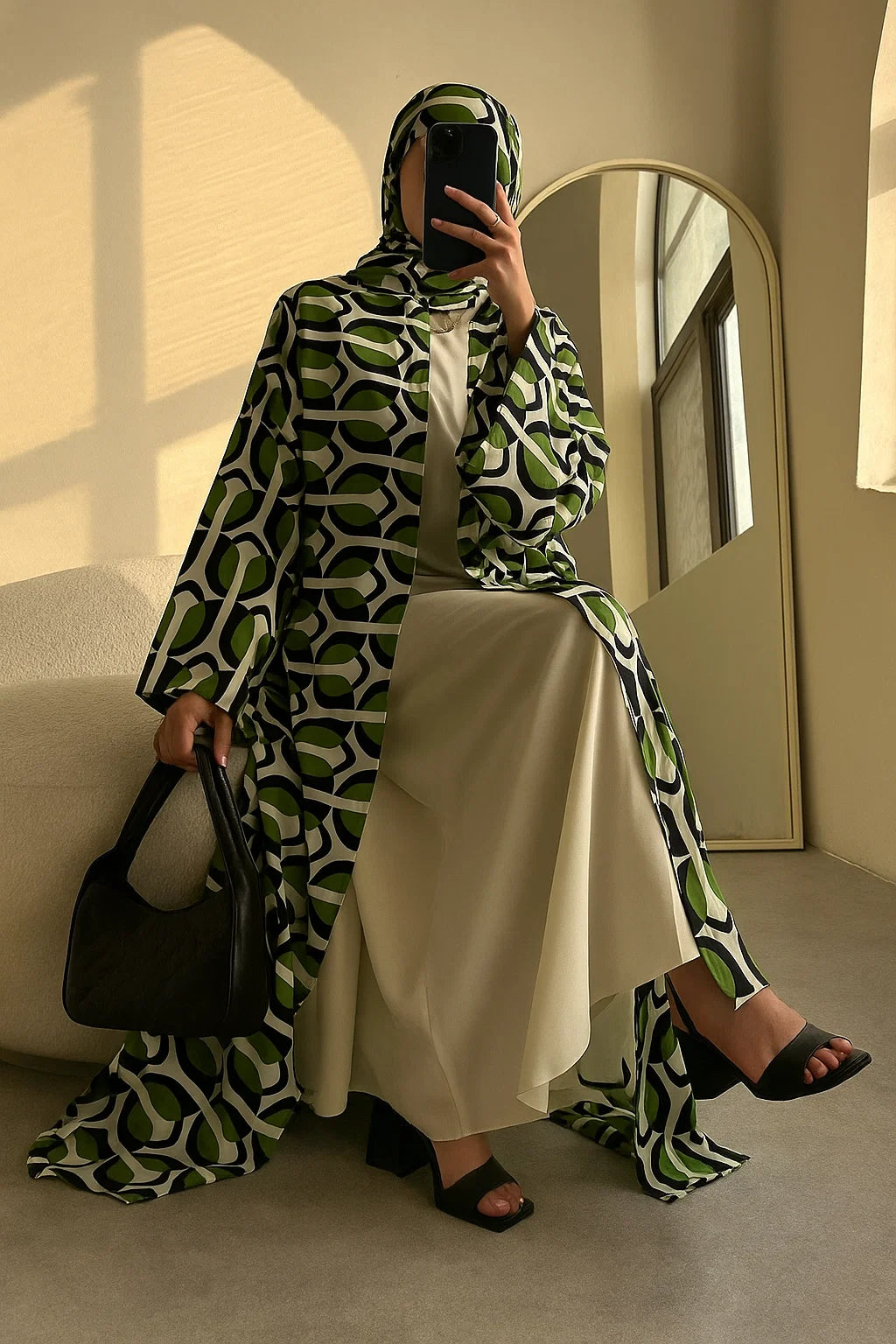 Leafy Kimono Set