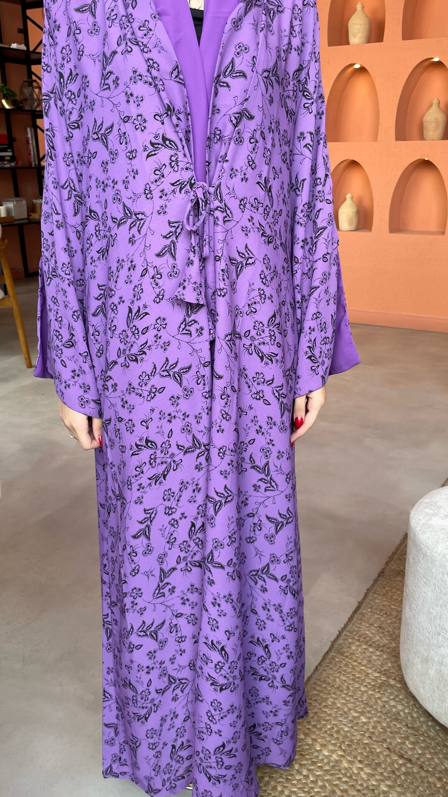 Lavender Kimono & Sheila