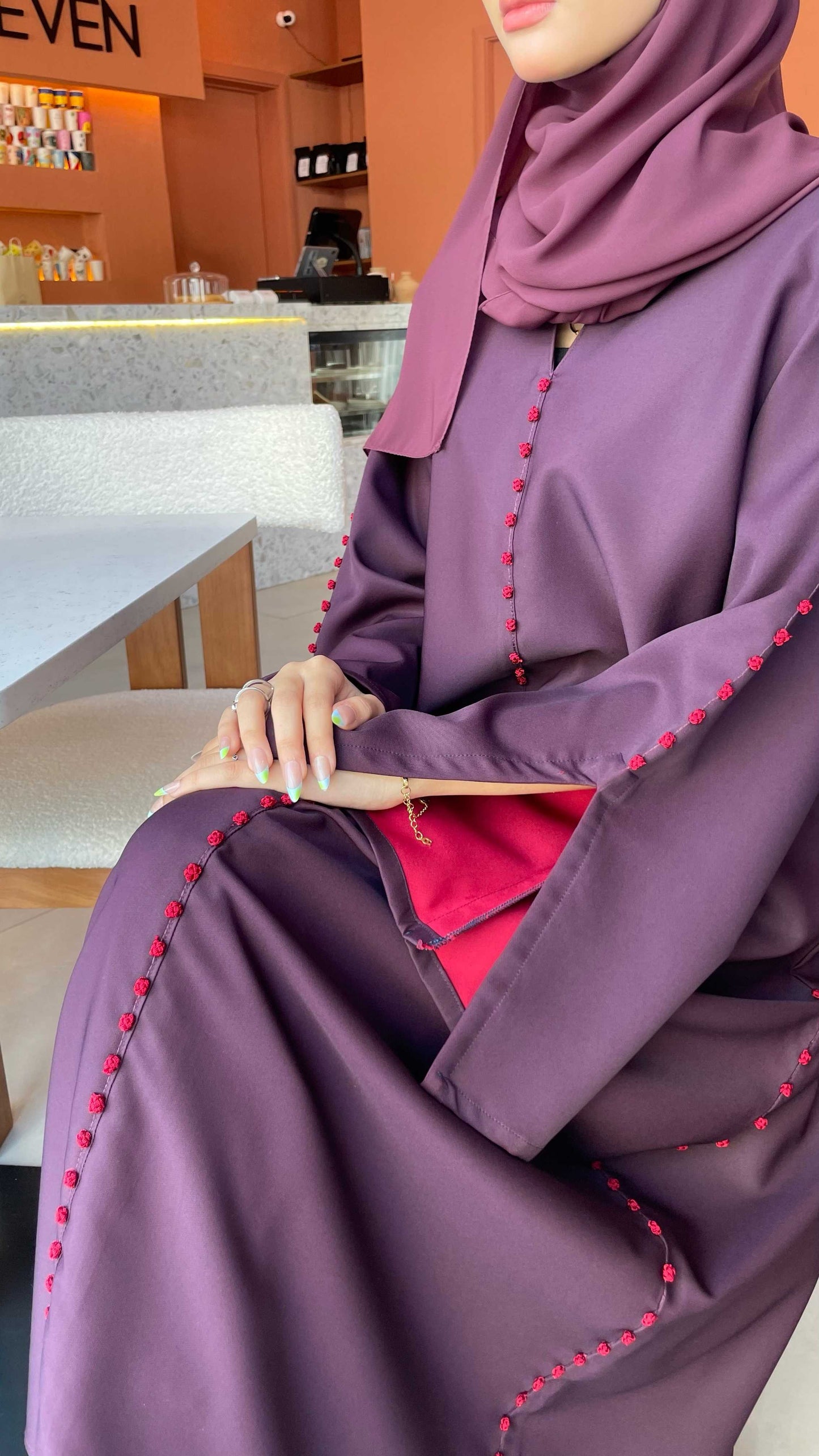 Purple Pinterest Abaya