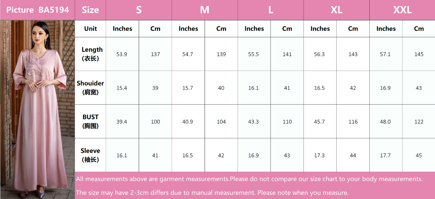 BA5194 Pink Magnolia Dress