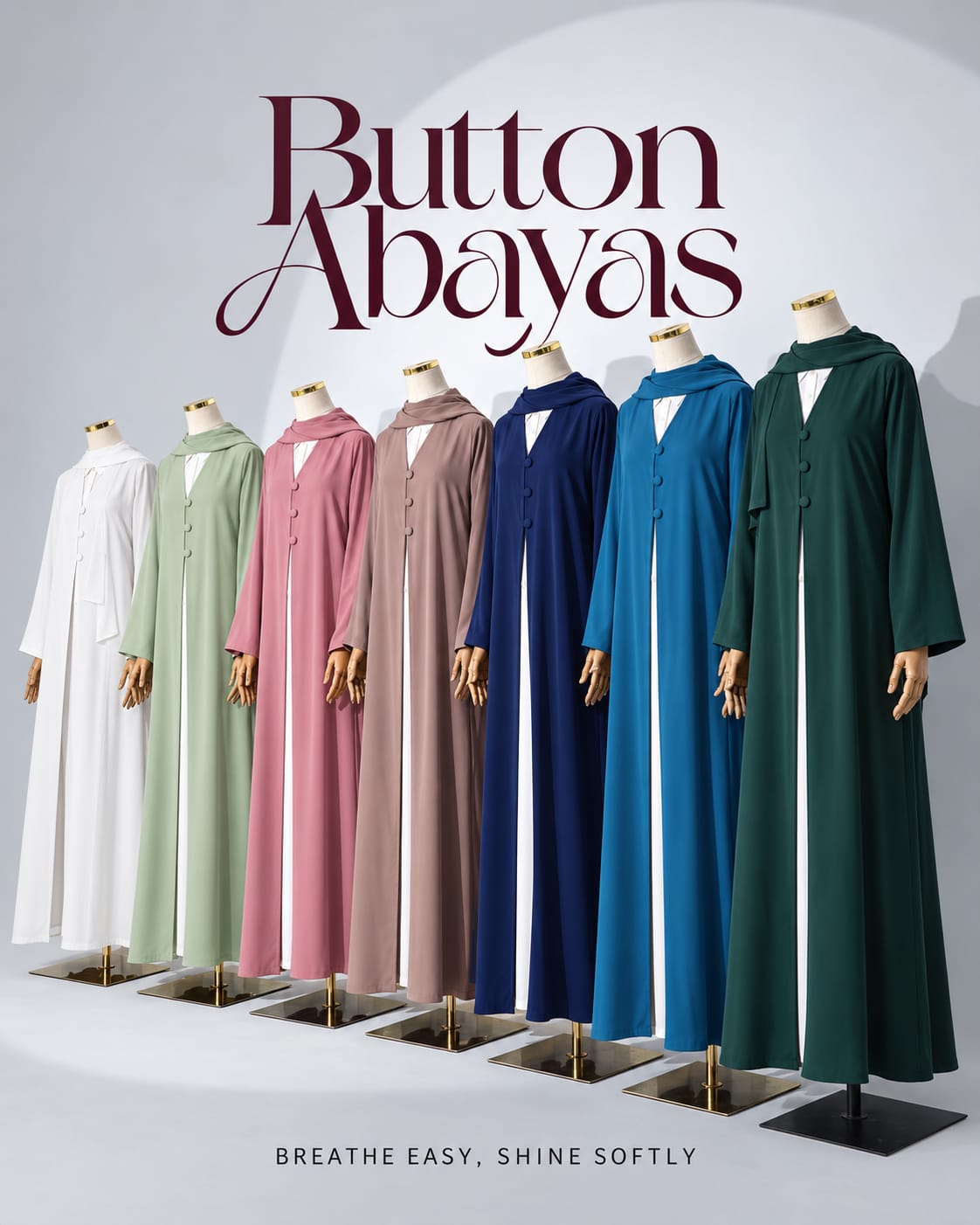Button Abayas