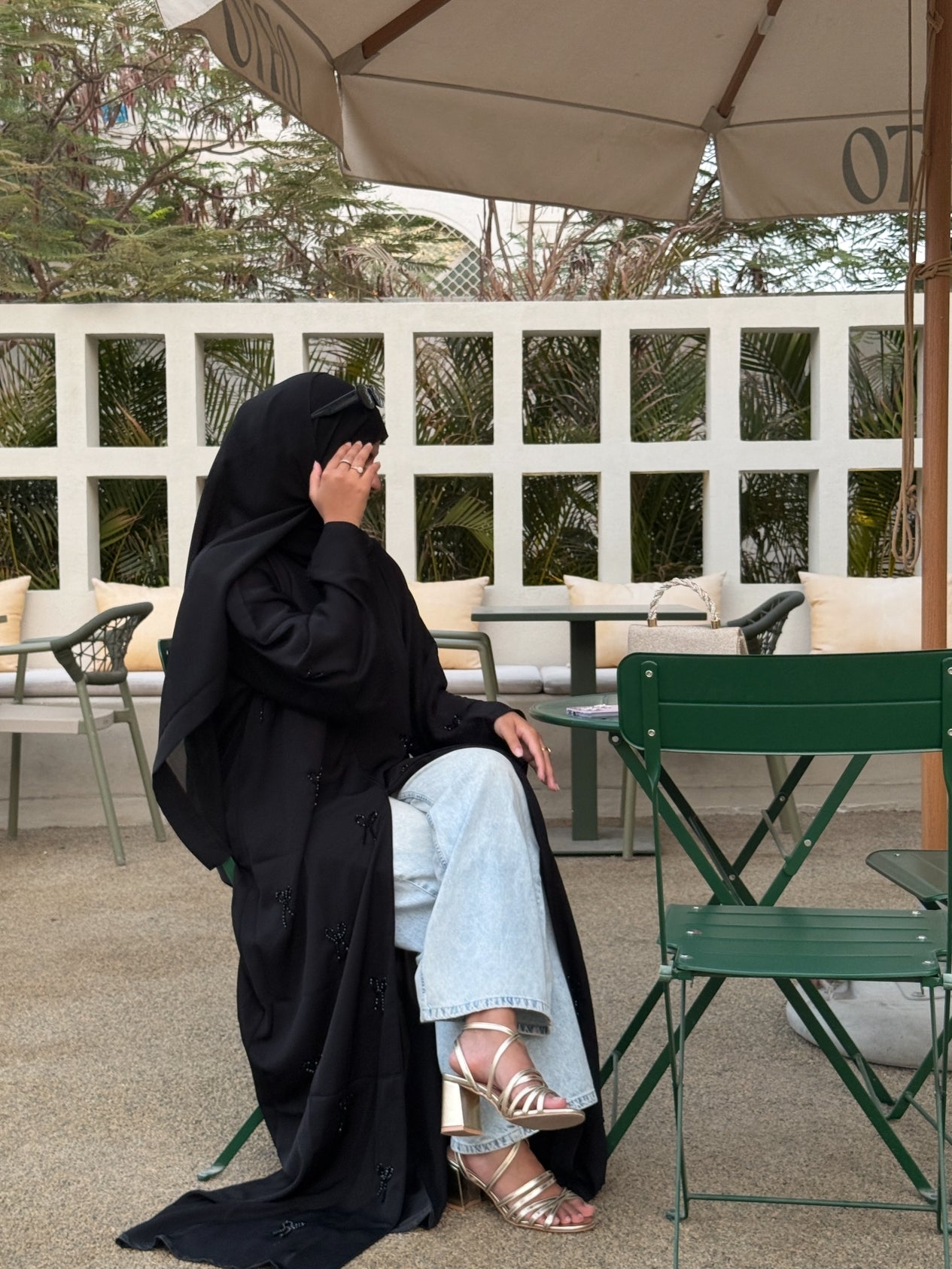 Pearl Bow Abaya Collection