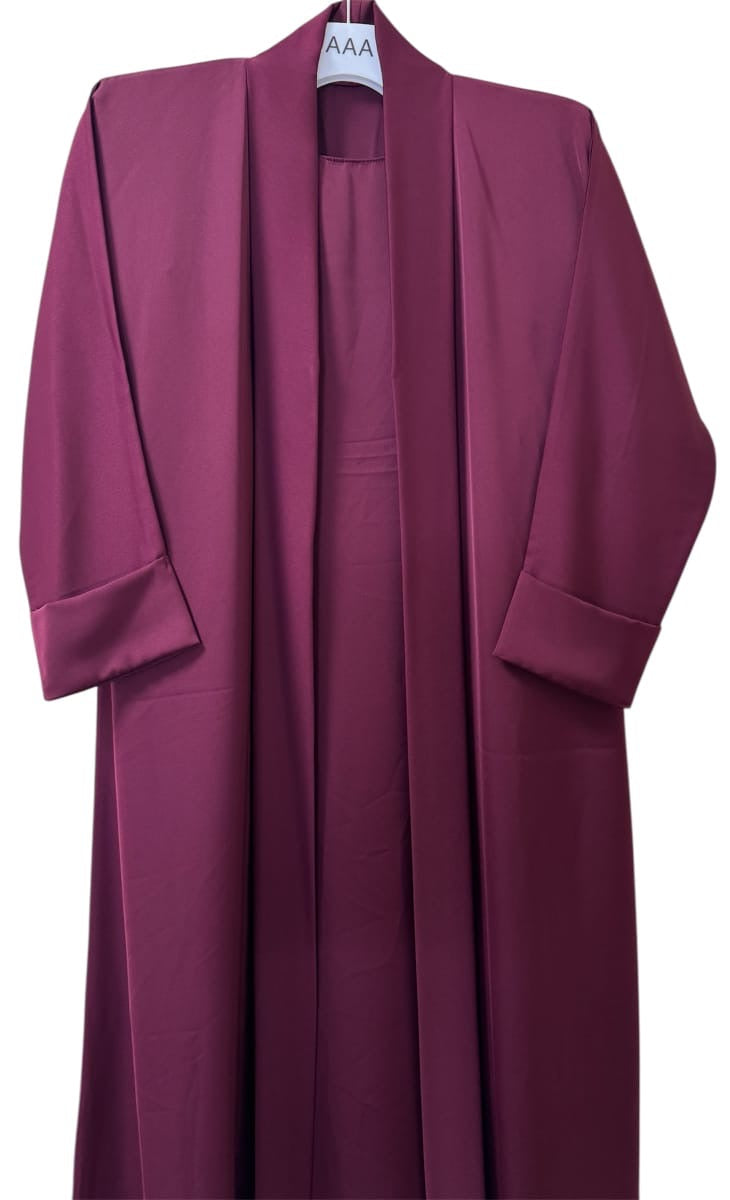 Cherry Red Yara Abaya