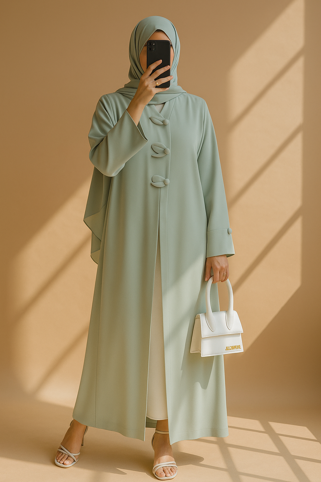 Mint Leaf Abaya