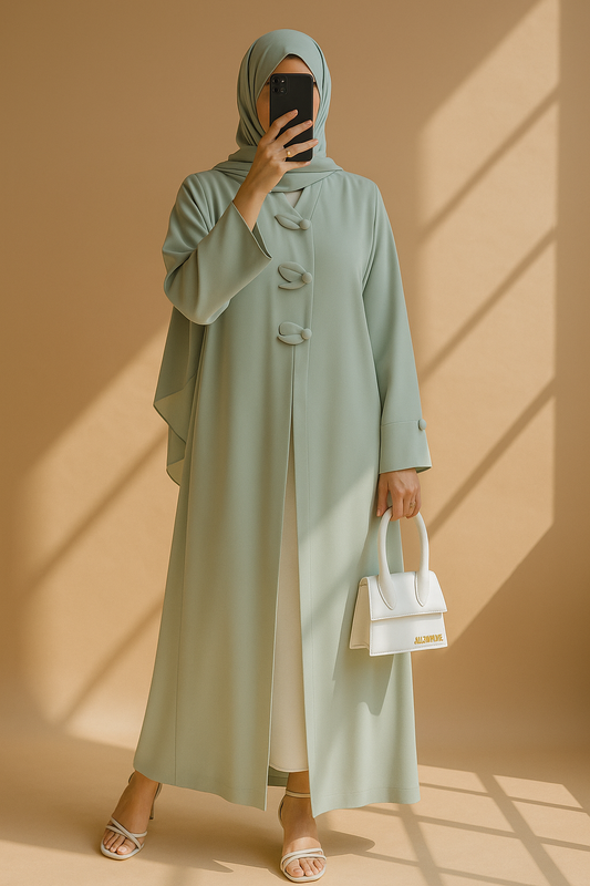Mint Leaf Abaya