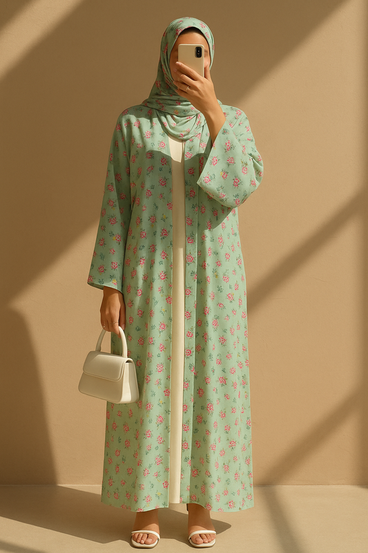 Chic Floral Kimono Set