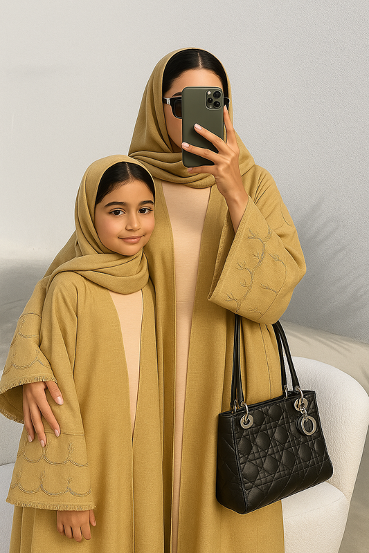 Sand Abaya ADWK01