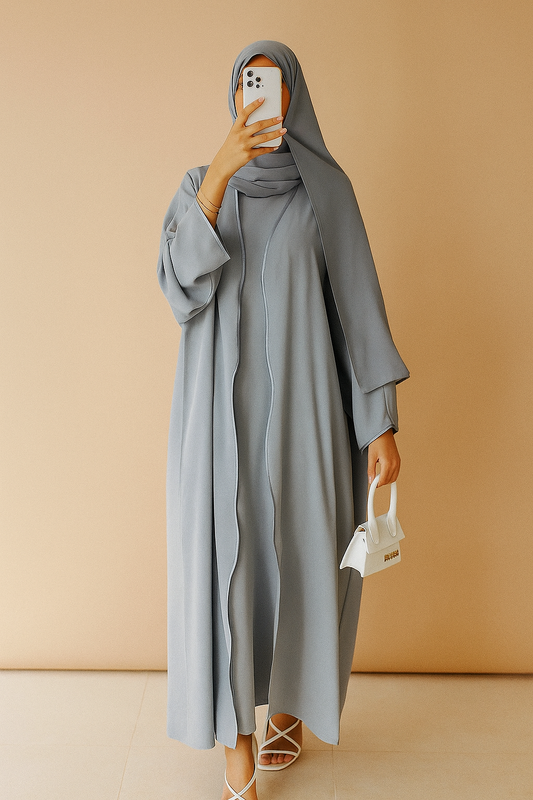 Sky blue IT Abaya