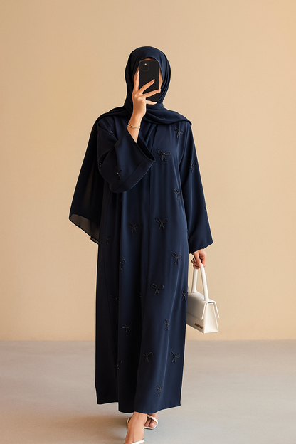 Pearl Bow Abaya Collection