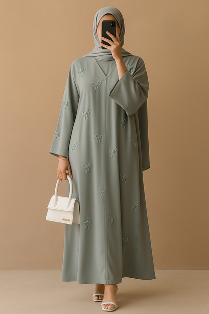 Pearl Bow Abaya Collection