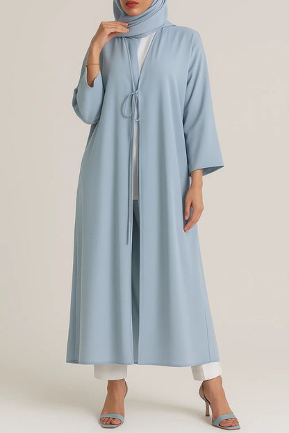 Blue Tie Abaya