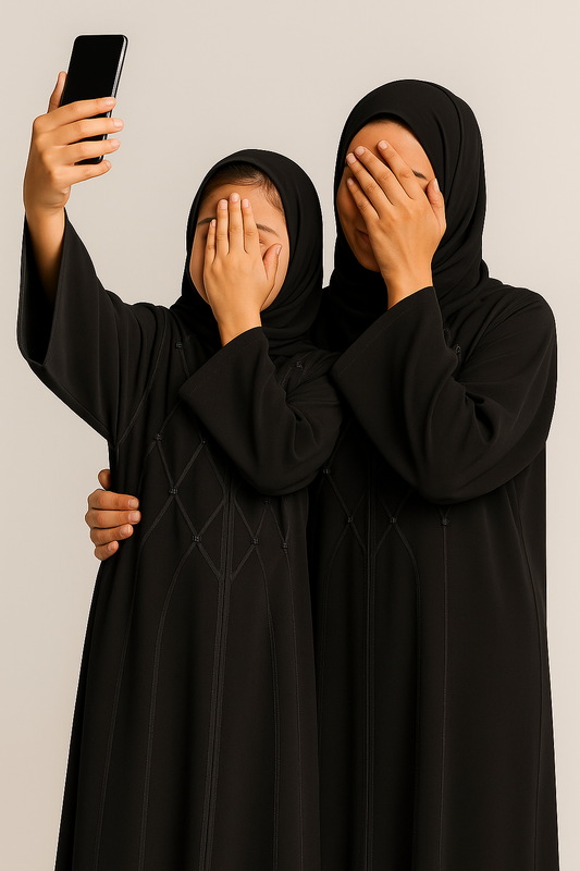 Black Abaya AHWK05