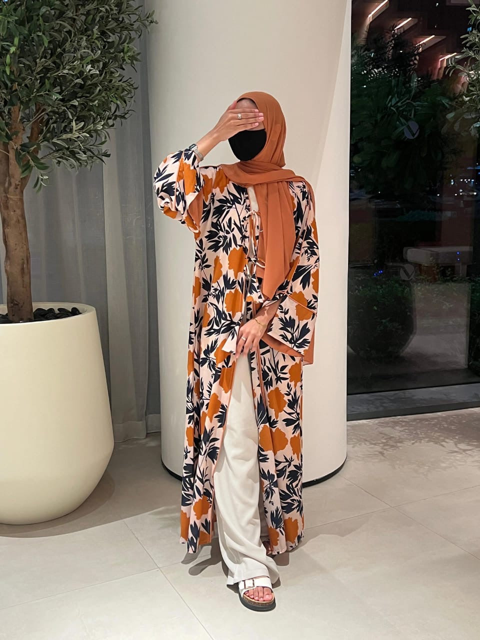 Mustard hues Kimono & Sheila