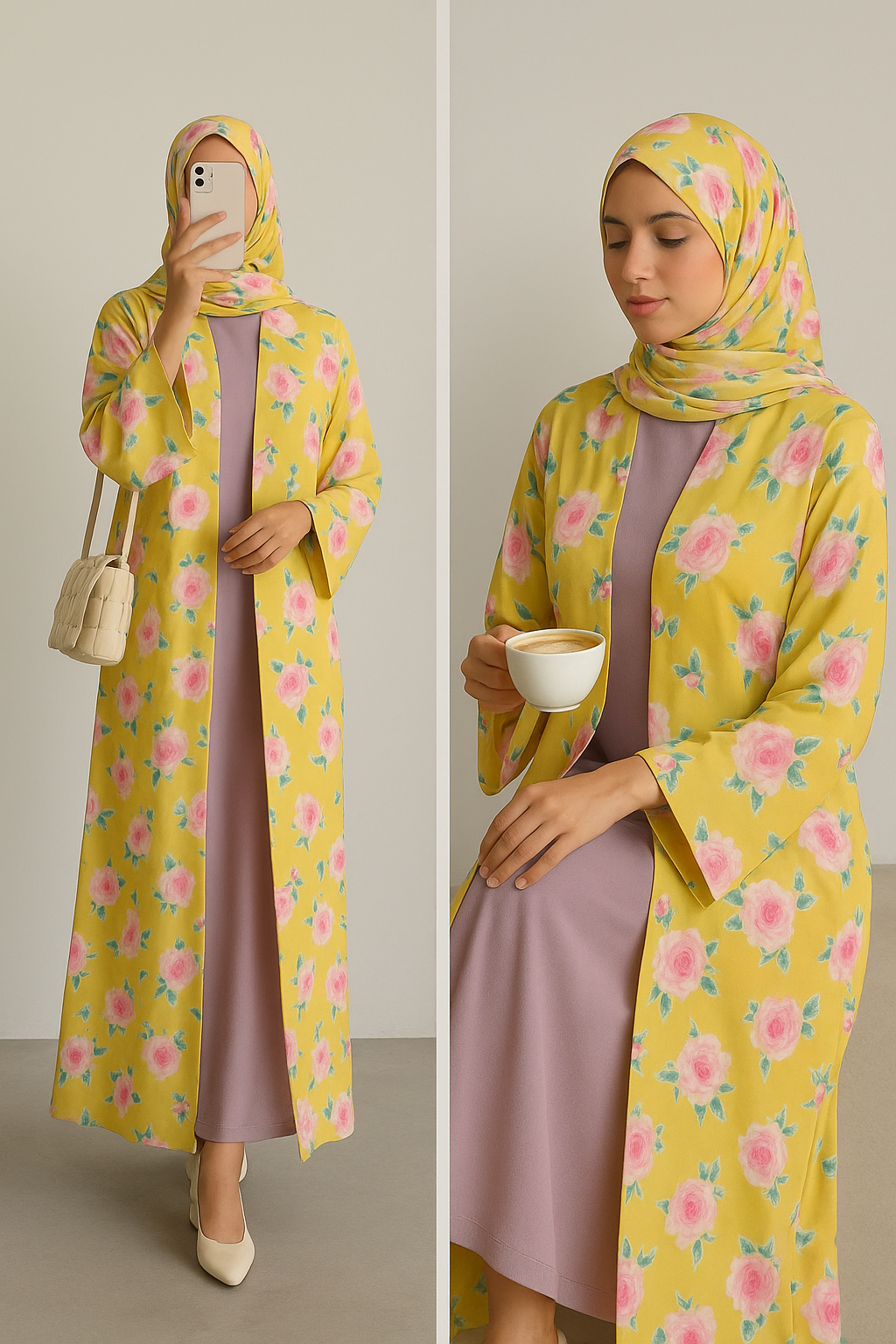 Amber Kimono Set