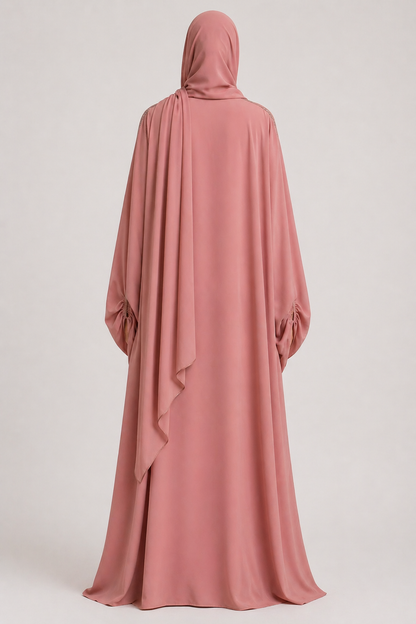 Pink Ward Al Layl Abaya