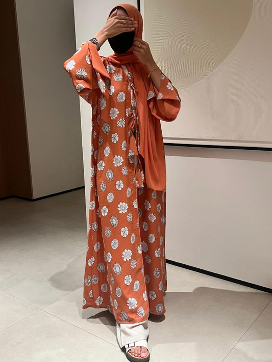 Rust Aura Kimono & Sheila