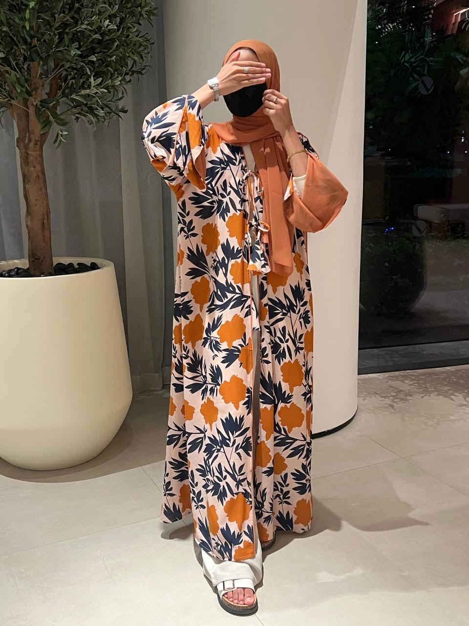 Mustard hues Kimono & Sheila