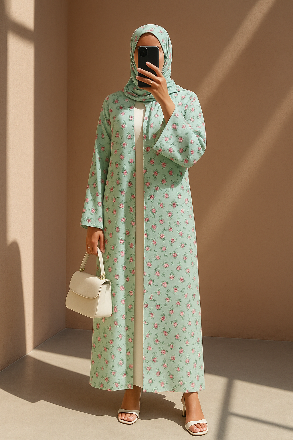 Chic Floral Kimono Set
