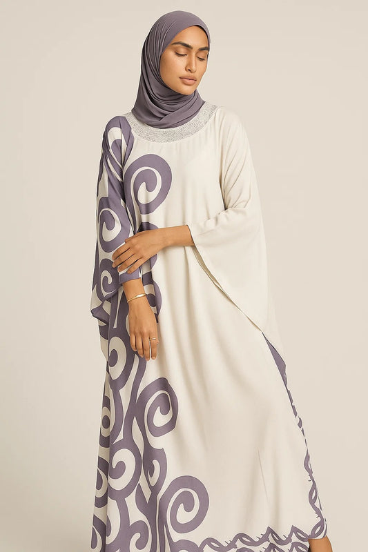 Purple Kaftan B54082