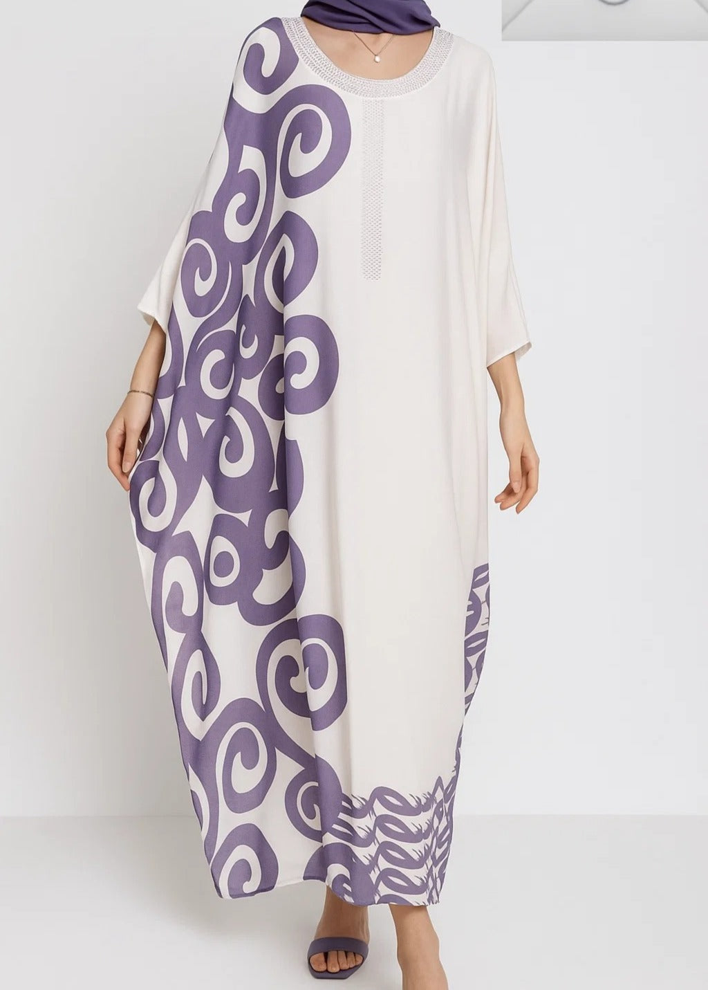 Purple Kaftan B54082
