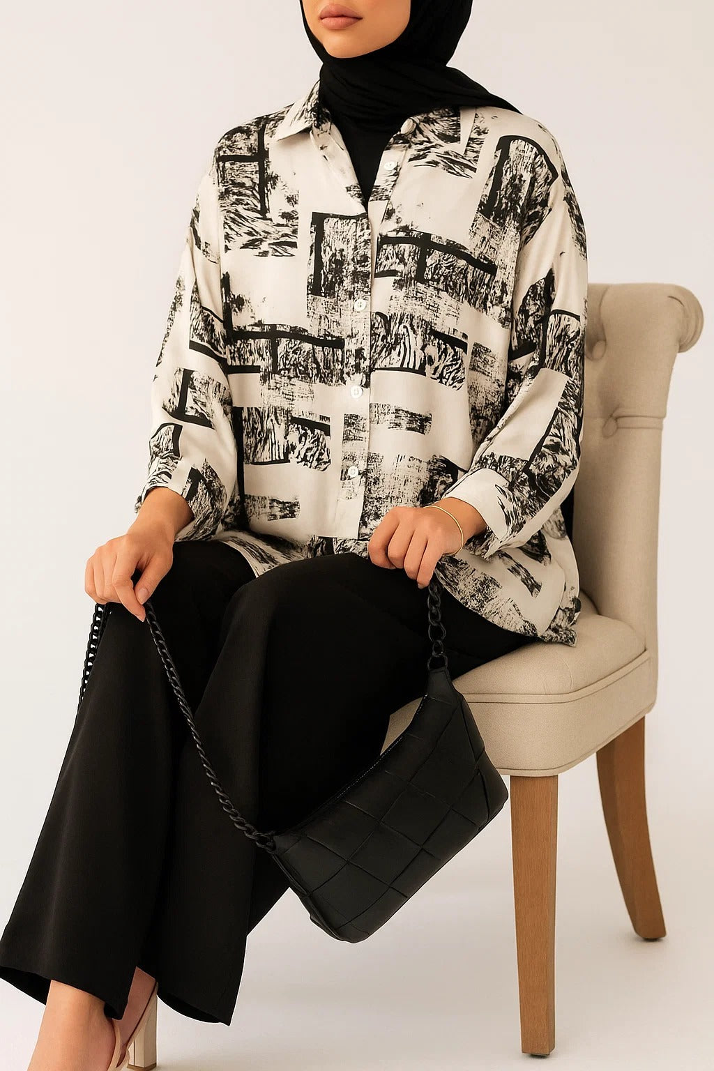 Black Printed Set D62119