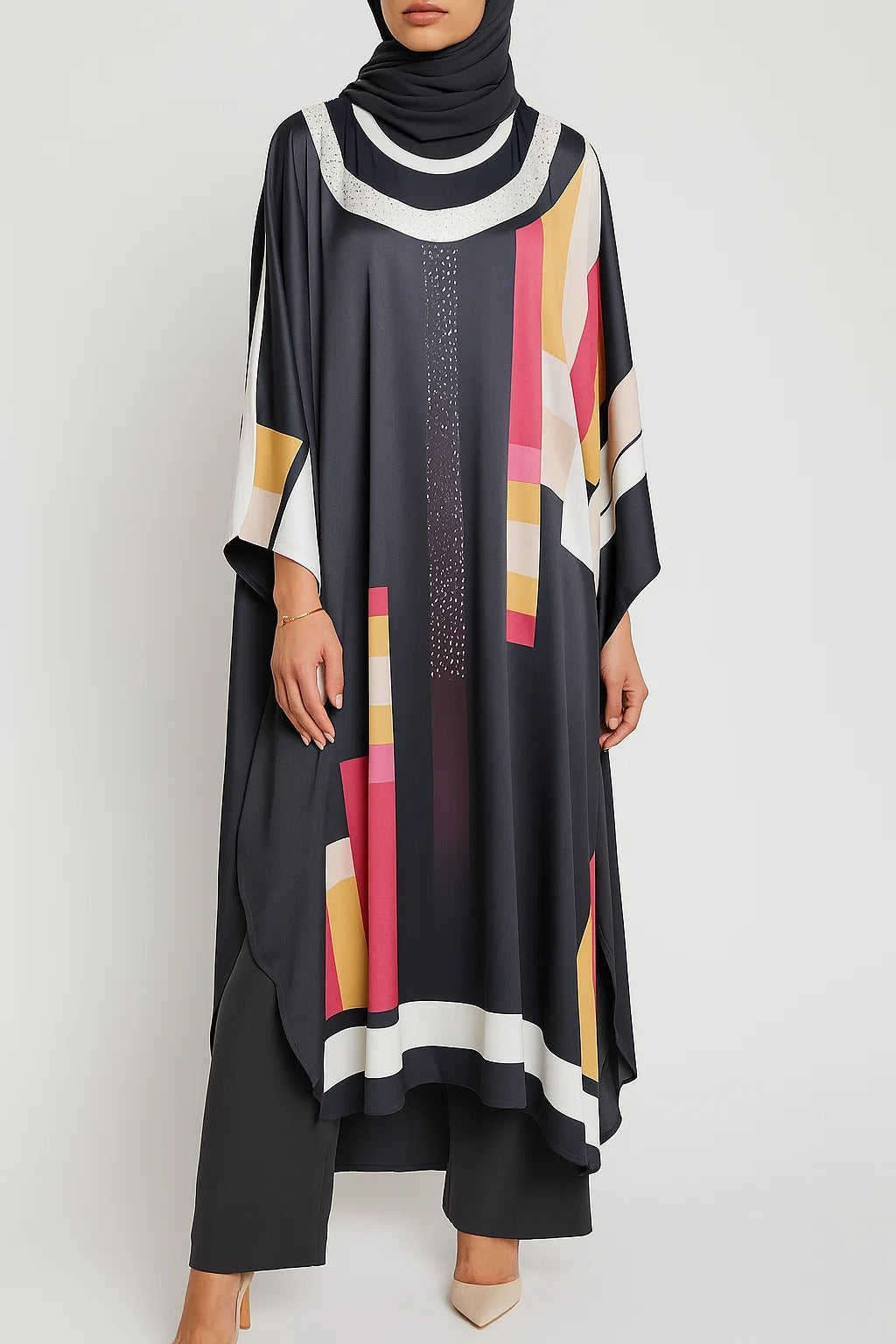 Dark Gray Kaftan