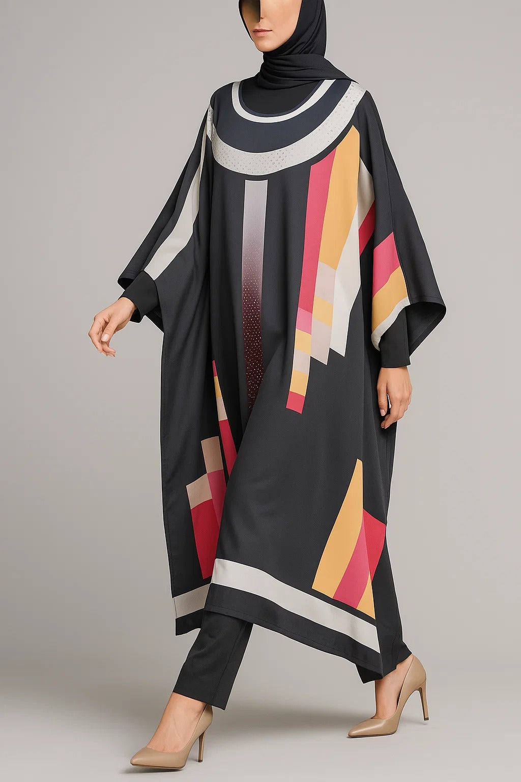 Dark Gray Kaftan