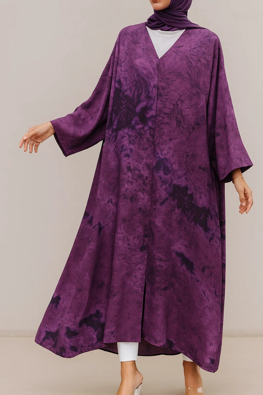 Purple Celeste Abaya